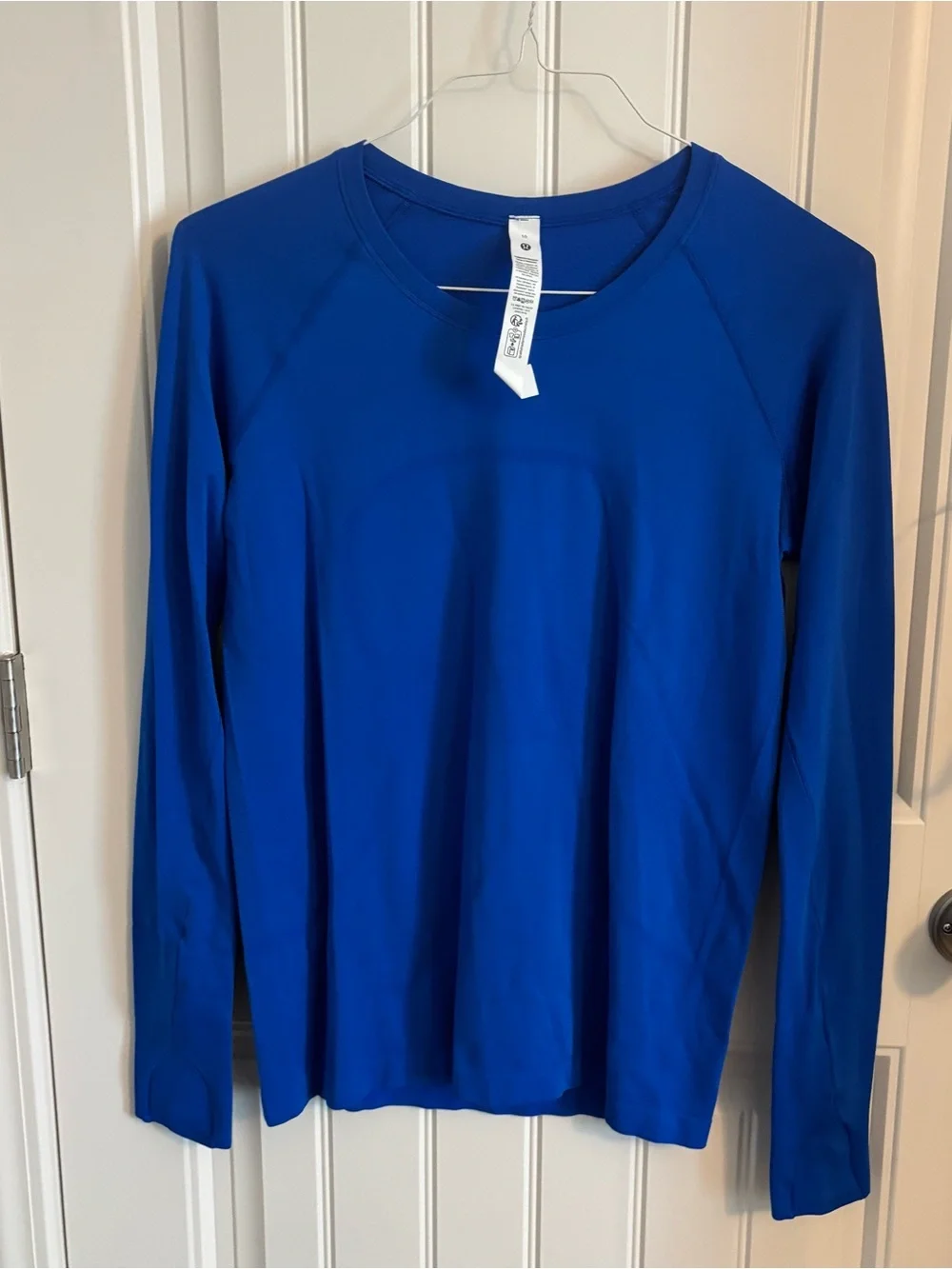 Lululemon Swiftly Tech long-Sleeve Royal Blue color Size 10